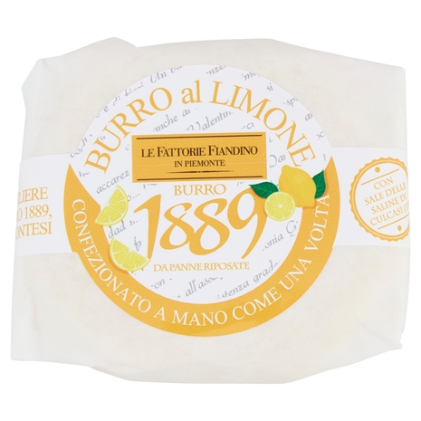 Le Fattorie Fiandino Burro 1889 Burro al Limone 100 g